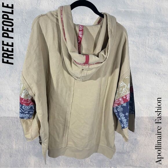 WE THE FREE HERITAGE HOODIE OVERSIZED SLOUCHY NEW LARGE VINTAGE - Picture 6 of 6